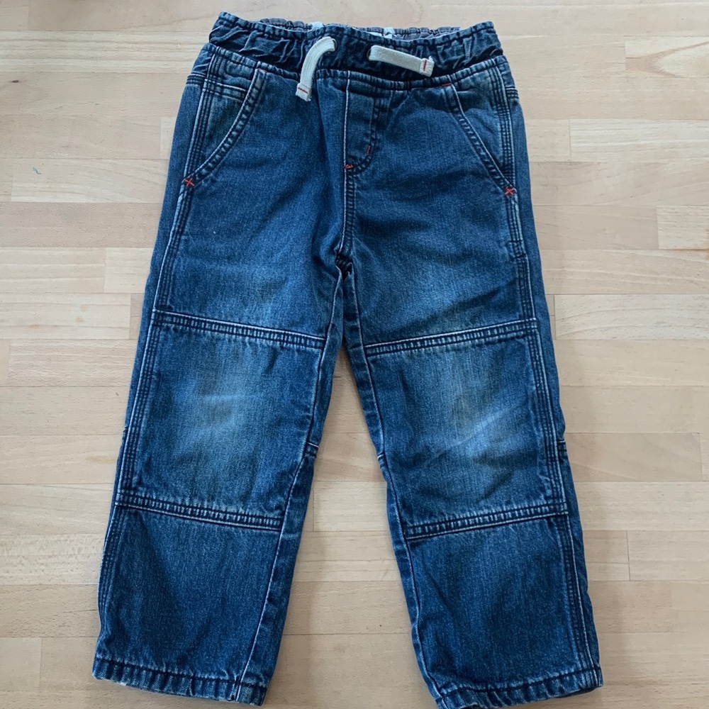 Mini Boden Lined Jeans, 3T